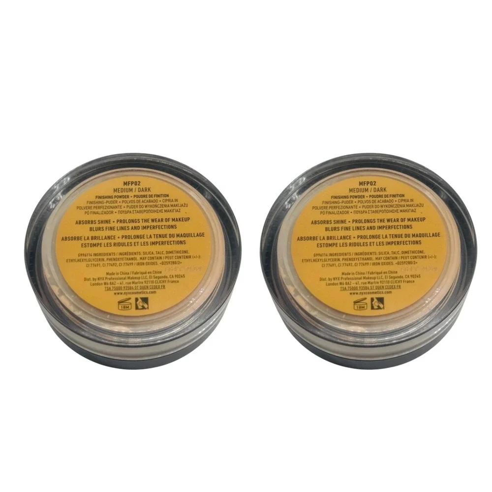 NYX Mineral Matte‎ Finishing Powder Medium/Dark 0.28 oz Face Makeup BOGO